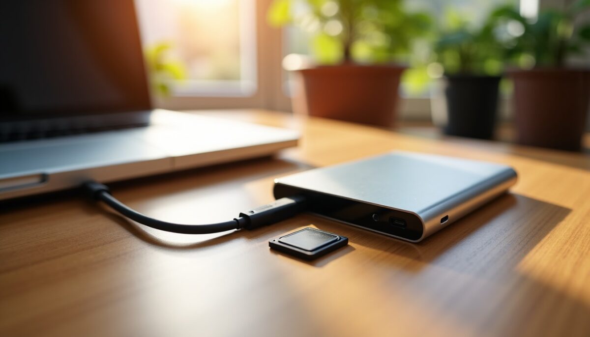 Transférer le contenu d'une carte SD vers un disque dur externe sans passer par un ordinateur