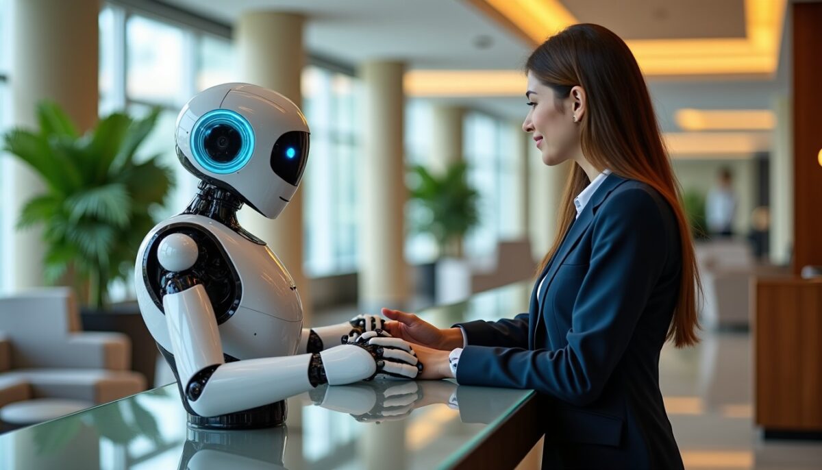 Robots d’accueil : bénéfices, rôles clés et influence sur la satisfaction client